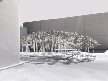 Choreography of a Cloud, Dancing Shadows Art Pavilion at the Louvre Abu Dhabi